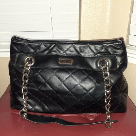 Kenneth Cole Reaction Quilted Bag - Black - Picture 1 of 4
